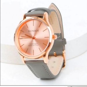 Monroe Classique Rose Gold Watch NWT
